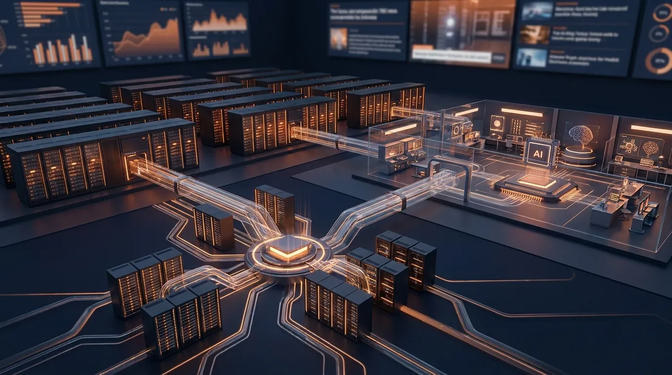 Artificial intelligence research, custom processors and cloud infrastructure being consolidated into a focused strategy